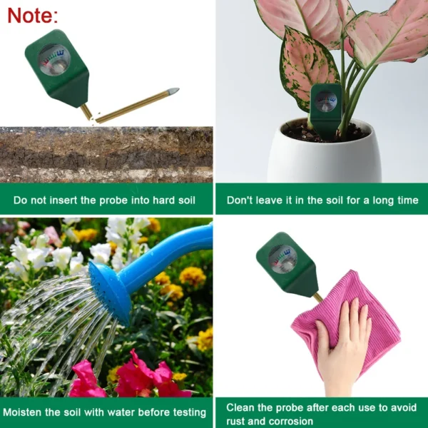 1-10Pcs Mini Portable Hygrometer Tester Soil Moisture Humidimetre Meter Indoor Potted Plants Plantation Soil Analyzer Tools