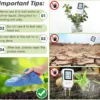 3 in 1 Digital LCD Soil Meter PH/Moisture/Temperature Soil Tester with Backlight for House Plants Garden Lawn Farm