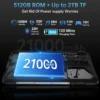 8849 TANK PAD E Unihertz Rugged Projector Tablet Smartphone 10.95 inch 120Hz 24GB 512GB 21000mAh 32MP+50MP 66W Phone Tablet