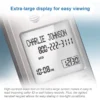 EL51203 2 Handset DECT 6.0 Cordless Home Phone Full-Duplex Handset Speakerphone, Backlit Display, Lighted Keypad, Caller ID/Call