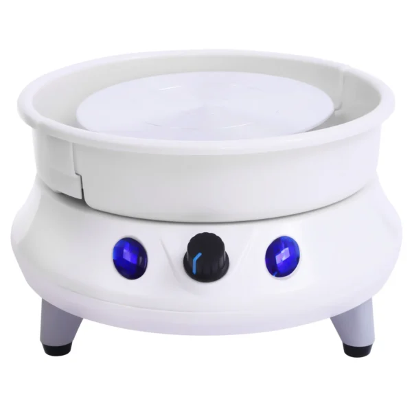 Electric Pottery Wheel Machine, Mini Pottery Forming Machine, Pottery Machine with Clay Sculpting Tools 2000 rpm
