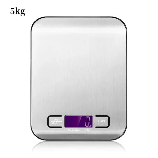 Kitchen Scale Stainless Steel Weighing Food Diet Balance Measuring LCD Precision Electronic Scales Baking Measuring Tools