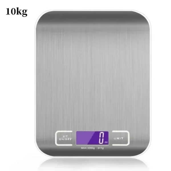Kitchen Scale Stainless Steel Weighing Food Diet Balance Measuring LCD Precision Electronic Scales Baking Measuring Tools