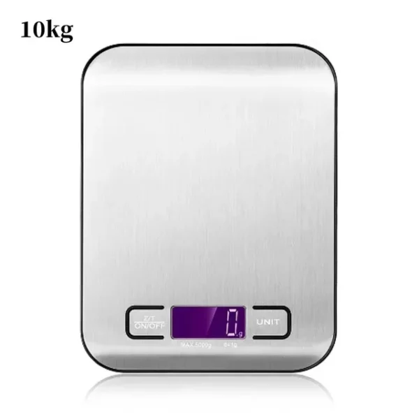 Kitchen Scale Stainless Steel Weighing Food Diet Balance Measuring LCD Precision Electronic Scales Baking Measuring Tools