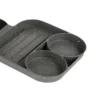 Non-Stick Breakfast Pan Three-In-One Non-Stick Pan Multi-Function Omelette Pan Artifact Induction Cooker Flat Bottom Small Fry