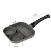 Non-Stick Breakfast Pan Three-In-One Non-Stick Pan Multi-Function Omelette Pan Artifact Induction Cooker Flat Bottom Small Fry