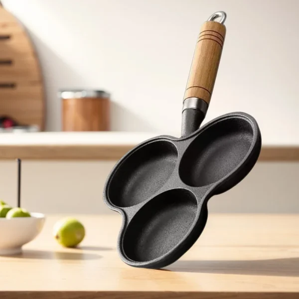 4/7 Cups Frying Pot Breakfast Maker Cooking Egg Pan Non-stick Griddle Pancake Steak Pan Thickened Mini Pancakes Maker Cookware