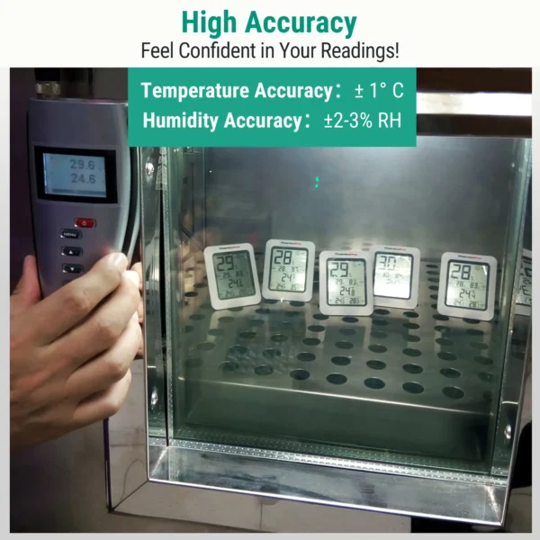 TP50 Digital Indoor Thermometer Hygrometer Temperature Humidity Monitor Air humidity meter Temperature meter Meat probe Ecowitt