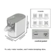 220V/ 110V Electric Automatic Noodle Maker Machine Multifunction Pasta Maker Dough Roller Dumpling Skin Machine Various Shapes