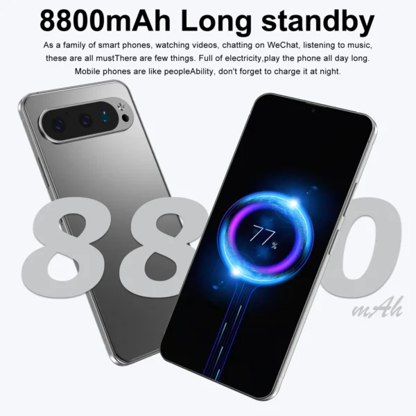 Pixel 9 Pro XL Smartphone 7.3inch Global Version 22G+2TB Snapdragon8 gen4 10core Android15 72+108MP 4G/5G Cellphone Mobile Phone