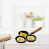 4/7 Cups Frying Pot Breakfast Maker Cooking Egg Pan Non-stick Griddle Pancake Steak Pan Thickened Mini Pancakes Maker Cookware