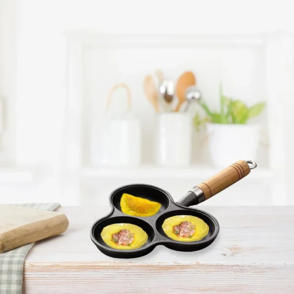 4/7 Cups Frying Pot Breakfast Maker Cooking Egg Pan Non-stick Griddle Pancake Steak Pan Thickened Mini Pancakes Maker Cookware