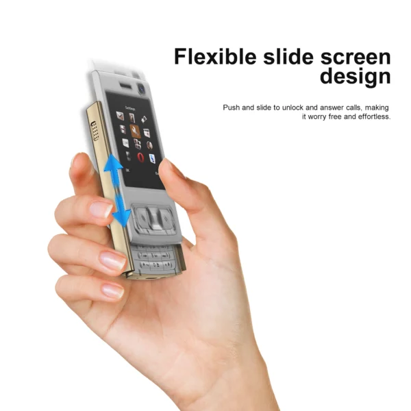 SERVO N95 PRO Mini Slider Mobile Phone 2.0" Display GSM 2 SIM Card Speed Dial Magic Voice Wireless Radio Small Cellphones Type-C