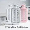 2-in-1 Household Portable Ice Maker Foldable Ice Hockey Pot Whiskey Ice Cube Mold Refrigerator Freezer Ice Maker Kitchen Tools