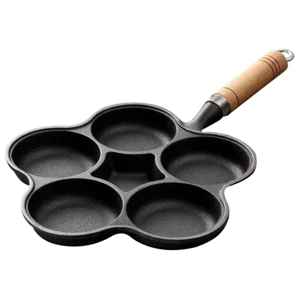 4/7 Cups Frying Pot Breakfast Maker Cooking Egg Pan Non-stick Griddle Pancake Steak Pan Thickened Mini Pancakes Maker Cookware