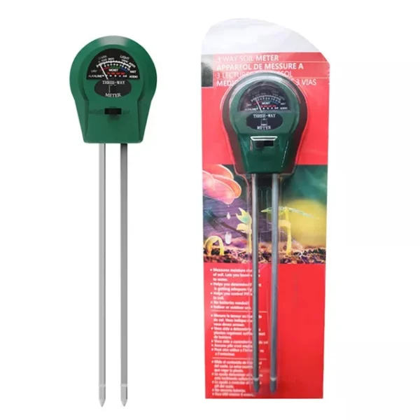529702926 Soil Tester 3 in 1 Soil Moisture PH Meter Acidity Humidity Flower Tester Temperature Acidity Measurement Tool