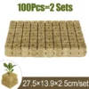 Sponge Block Starter Plugs Rock Wool Grow Cubes Seed Starters Planting Cubes Hydroponics Cuttings Plant Propagation Grow Supply