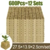 Sponge Block Starter Plugs Rock Wool Grow Cubes Seed Starters Planting Cubes Hydroponics Cuttings Plant Propagation Grow Supply