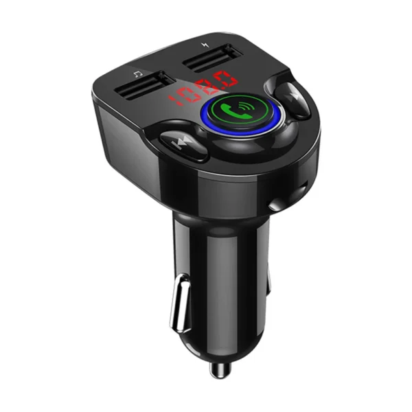 FM12B 1 44 Inch LCD Bluetooth Car MP3 Player Handsfree Wireless FM Transmitter Radio Adapter USB Car Charger Remote Control