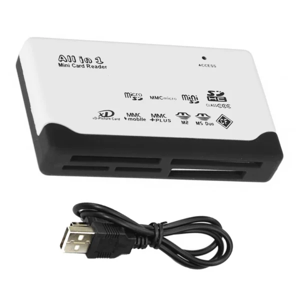 All In One Card Reader USB 2.0 SD Card Reader Adapter Support TF CF SD Mini SD SDHC MMC MS XD