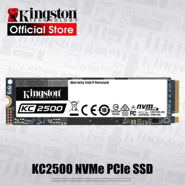 2025 New Kingston SSD M.2 2280 KC2500 NVMe PCIe 250gb 500gb 1tb 2tb Solid State Hard Disk m2 ssd for Desktop