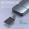 4K60Hz 8-in-1 USB C Hub with M.2 NVMe/SATA SSD Enclosure