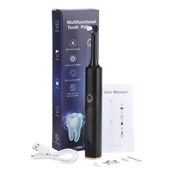 Electric Tooth Polisher 4 Modes Dental Tartar Remover Plaque Stains Cleaning Teeth Whitening Cleaner Tool Calculus Removal