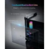5 Bay RAID Hard Drive Enclosure, Aluminum 2.5"& 3.5" SATA HDD/SSD External Enclosure with RGB Fan, Support 90TB