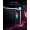 5 Bay RAID Hard Drive Enclosure, Aluminum 2.5"& 3.5" SATA HDD/SSD External Enclosure with RGB Fan, Support 90TB