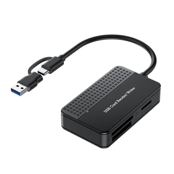 Card Reader Type C 4-in-1 USB3.0 USB-C OTG to SD CF Micro SD TF MS Card Adapter for Laptop PC Windows macOS Memory Card Adapter
