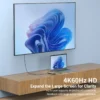 4K60Hz 8-in-1 USB C Hub with M.2 NVMe/SATA SSD Enclosure