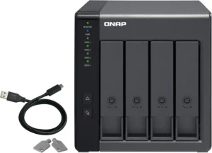 TR-004 4 Bay USB Type-C Direct Attached Storage (DAS) with hardware RAID (Diskless)