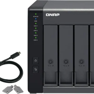 TR-004 4 Bay USB Type-C Direct Attached Storage (DAS) with hardware RAID (Diskless)