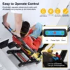 Electric Stair Climbing Chair Foldable Emergency Stair Lift Wheelchair with Battery Operated for Elderly Disabled 440 lbs Load
