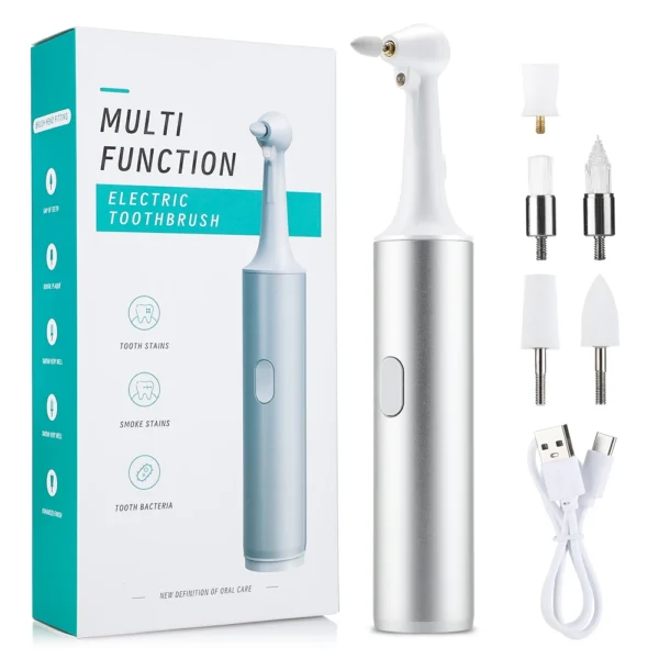 Electric Tooth Polisher 4 Modes Dental Tartar Remover Plaque Stains Cleaning Teeth Whitening Cleaner Tool Calculus Removal