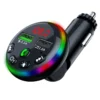 Car FM Transmitter Dual USB Fast Charging Phone Charger Adapter Wireless Handsfree Calling Car Kit MP3 Player