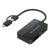 Card Reader Type C 4-in-1 USB3.0 USB-C OTG to SD CF Micro SD TF MS Card Adapter for Laptop PC Windows macOS Memory Card Adapter