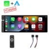 IPS 6.9 Inch 1Din Carplay Android Auto Car Radio Multimedia Video MP5 Player 1 Din No DVD with Bluetooth Stereo USB Charging