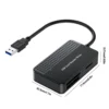 Card Reader Type C 4-in-1 USB3.0 USB-C OTG to SD CF Micro SD TF MS Card Adapter for Laptop PC Windows macOS Memory Card Adapter