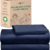 Soft Cooling Sheets King Size Sheets Full Set Bedspreads and Covers Deep Pockets 100% Organic Cotton Queen Sheet Set Sets Bed