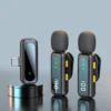 FIFAR Wireless Lavalier Lapel Microphone Portable Noise Reduction Audio Recording For iPhone Android PC