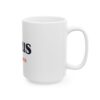 Inspirational Ceramic Mug for tea Lovers, Gifts for Christians, Motivational Drinkware, Jesus Is The Answer Cup, Faith-Based Office Mug
