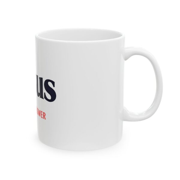 Inspirational Ceramic Mug for tea Lovers, Gifts for Christians, Motivational Drinkware, Jesus Is The Answer Cup, Faith-Based Office Mug