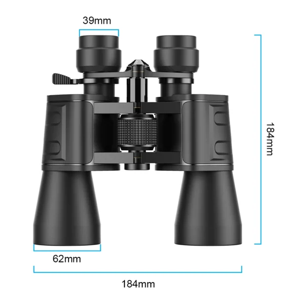 10-30x50 High Power Military Zoom Binoculars for Adults, HD Professional Binoculars for Bird Watching Hunting Outdoor Hiking