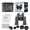10-30x50 High Power Military Zoom Binoculars for Adults, HD Professional Binoculars for Bird Watching Hunting Outdoor Hiking