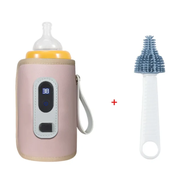 USB Milk Water Warmer, Travel Stroller Insulated Bag, Nursing Bottle Heater, Outdoor Portable Baby Bottle Feeding Warmer
