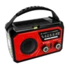 Outdoor Survival Weather Radio AM/FM/WB NOAA Solar Hand-cranked Rechargeable Power Bank Bluetooth-Compatible Speaker SOS Alarm