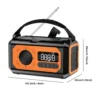 12000mAh Emergency Weather Radio Outdoor Solar Panel Radio Read Lamp Hand-Cranked AM/FM/NOAA Weather Radio For Outdoor Survival