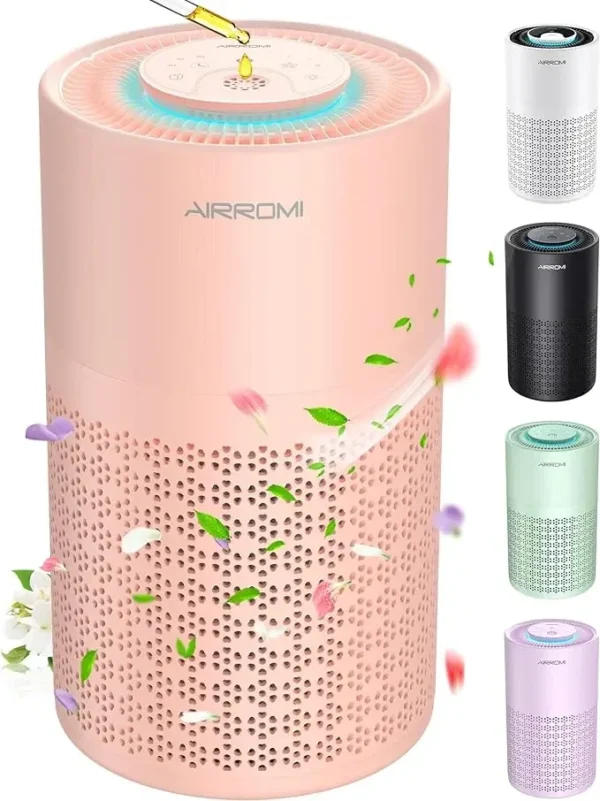 Air Purifier for Bedroom with True H13 HEPA 3-in-1 Filters,Pet Air Purifiers for Home Cat Pee Smell,Covers Up to 990 Ft²