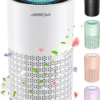 Air Purifier for Bedroom with True H13 HEPA 3-in-1 Filters,Pet Air Purifiers for Home Cat Pee Smell,Covers Up to 990 Ft²